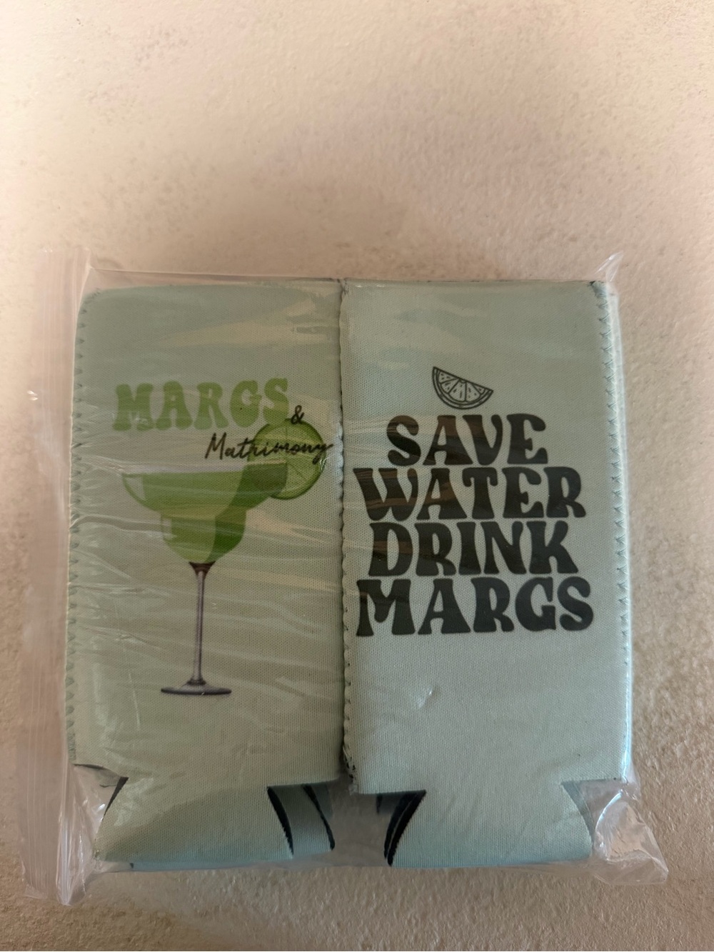 Save Water Drink Margs koozie - for tall cans